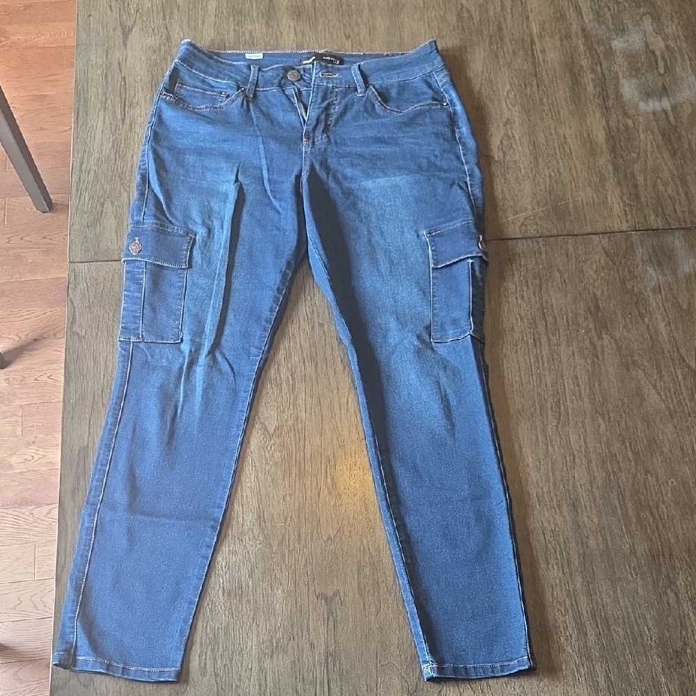 Royalty For Me Blue Straight Leg Jeans
